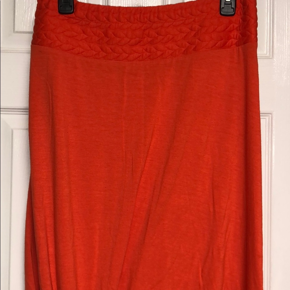 Women’s Bright Orange Maxi skirt Size M